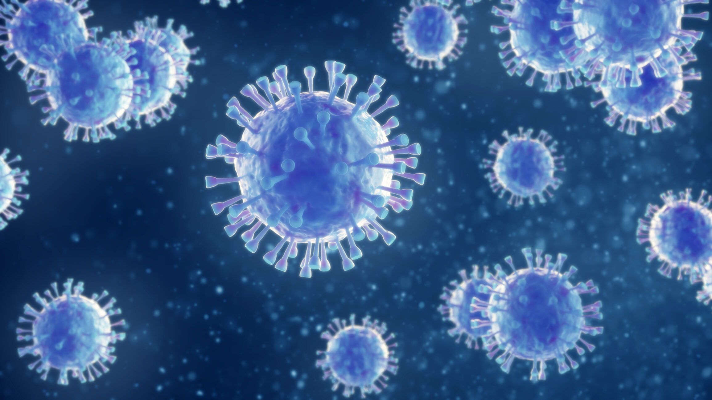virus 3d illustration